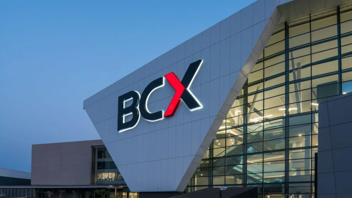 BCX headquarters exterior facade and dimensional signage
