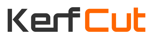 Current KerfCut wordmark and product identity